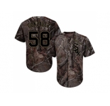 Men Chicago White Sox #58 Miguel Gonzalez Camo Realtree Collection Cool Base Stitched MLB Jerseys