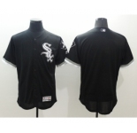 Men Chicago White Sox Black Majestic Black Flexbase Authentic Collection Jersey