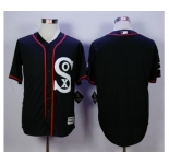 Men Chicago White Sox Blank Black 2016 Official Cool Base Jersey