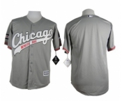 Men Chicago White Sox Blank Gray 2016 Official Cool Base Jersey