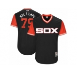 Men's 2017 Little League World Series White Sox Jose Abreu #79 Mal Tiempo Black Jersey