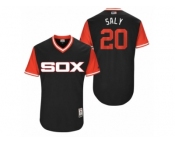 Men's 2017 Little League World Series White Sox Tyler Saladino #20 Saly Black Jersey