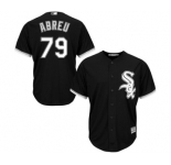 Men's Chicago White Sox #79 Jose Abreu Majestic Black Cool Base Player Jersey
