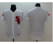 Men's Chicago White Sox Blank Majestic White Fashion Stars & Stripes Flex Base Jersey