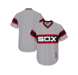 Men's Chicago White Sox Majestic Road Gray Cooperstown Cool Base Jersey