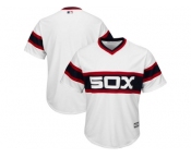 Men's Chicago White Sox Majestic White Throwback Home Cool Base Jersey