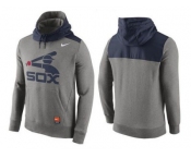 Men's Chicago White Sox Nike Gray Cooperstown Collection Hybrid Pullover Hoodie