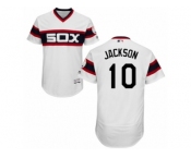Men's Majestic Chicago White Sox #10 Austin Jackson White Flexbase Authentic Collection MLB Jersey