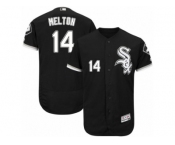 Men's Majestic Chicago White Sox #14 Bill Melton Black Flexbase Authentic Collection MLB Jersey