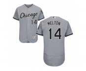 Men's Majestic Chicago White Sox #14 Bill Melton Grey Flexbase Authentic Collection MLB Jersey