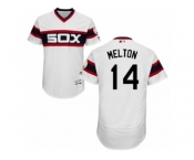 Men's Majestic Chicago White Sox #14 Bill Melton White Flexbase Authentic Collection MLB Jersey