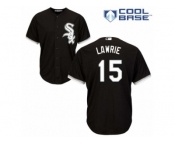 Men's Majestic Chicago White Sox #15 Brett Lawrie Replica Black Alternate Home Cool Base MLB Jersey