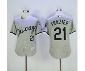 Men's Majestic Chicago White Sox #21 Todd Frazier Grey Flexbase Authentic Collection MLB Jersey