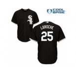 Men's Majestic Chicago White Sox #25 Adam LaRoche Authentic Black Alternate Home Cool Base MLB Jersey