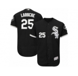 Men's Majestic Chicago White Sox #25 Adam LaRoche Black Flexbase Authentic Collection MLB Jersey