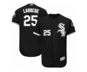 Men's Majestic Chicago White Sox #25 Adam LaRoche Black Flexbase Authentic Collection MLB Jersey