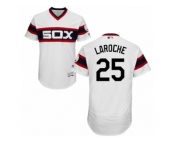 Men's Majestic Chicago White Sox #25 Adam LaRoche White Flexbase Authentic Collection MLB Jersey