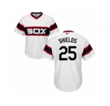 Men's Majestic Chicago White Sox #25 James Shields Replica White 2013 Alternate Home Cool Base MLB Jersey
