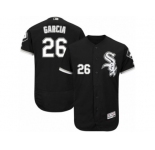 Men's Majestic Chicago White Sox #26 Avisail Garcia Black Flexbase Authentic Collection MLB Jersey