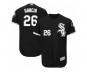 Men's Majestic Chicago White Sox #26 Avisail Garcia Black Flexbase Authentic Collection MLB Jersey