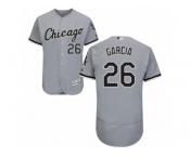 Men's Majestic Chicago White Sox #26 Avisail Garcia Grey Flexbase Authentic Collection MLB Jersey
