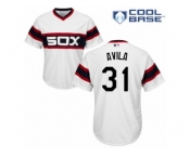 Men's Majestic Chicago White Sox #31 Alex Avila Replica White 2013 Alternate Home Cool Base MLB Jersey