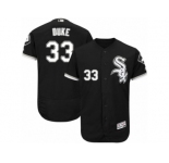 Men's Majestic Chicago White Sox #33 Zach Duke Black Flexbase Authentic Collection MLB Jersey