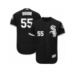 Men's Majestic Chicago White Sox #55 Carlos Rodon Black Flexbase Authentic Collection MLB Jersey