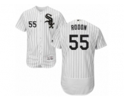 Men's Majestic Chicago White Sox #55 Carlos Rodon White Black Flexbase Authentic Collection MLB Jersey
