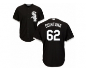 Men's Majestic Chicago White Sox #62 Jose Quintana Authentic Black Alternate Home Cool Base MLB Jersey