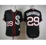 mlb jerseys chicago white sox #29 samardzija black[2015 new]