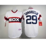 mlb jerseys chicago white sox #29 samardzija white[m&n]