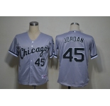 mlb jerseys chicago white sox #45jordan grey