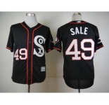 mlb jerseys chicago white sox #49 sale black[2015 new]