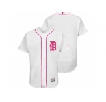 Detroit Tigers Blank White Home 2016 Mother's Day Flex Base Jersey