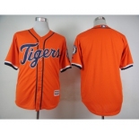 Men Detroit Tigers Blank Orange 2016 Official Cool Base Jersey