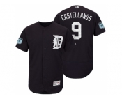 Men's Detroit Tigers #9 Nick Castellanos 2017 Spring Training Flex Base Authentic Collection Stitched Baseball Jersey