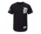 Men's Detroit Tigers Majestic Alternate Blank Navy 2016 Spring Training Flex Base Authentic Collection Team Jersey