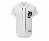 Men's Detroit Tigers Majestic Home Blank White Flex Base Authentic Collection Team Jersey