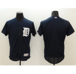 Men's Detroit Tigers blank Majestic Navy Flexbase Authentic Collection Team Jersey