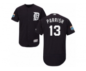 Men's Majestic Detroit Tigers #13 Lance Parrish Navy Blue Flexbase Authentic Collection MLB Jersey