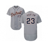 Men's Majestic Detroit Tigers #23 Willie Horton Grey Flexbase Authentic Collection MLB Jersey