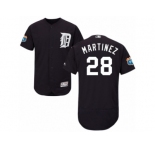 Men's Majestic Detroit Tigers #28 J. D. Martinez Navy Blue Flexbase Authentic Collection MLB Jersey