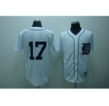Mitchell and Ness Detroit Tigers #17 Denny McLain Stitched White Throwback Baseball Jersey
