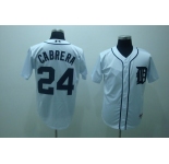 mlb detroit tigers #24 cabrera white