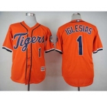 mlb jerseys detroit tigers #1 iglesias orange