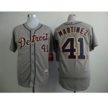 mlb jerseys detroit tigers #41 martinez grey