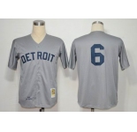 mlb jerseys detroit tigers #6 kaline grey m&n 1968