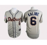 mlb jerseys detroit tigers #6 kaline grey m&n
