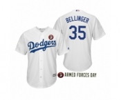 2019 Armed Forces Day #35 Cody Bellinger Los Angeles Dodgers White Jersey